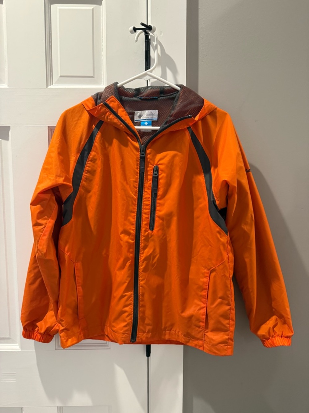 Columbia Orange and Black Kids Raincoat